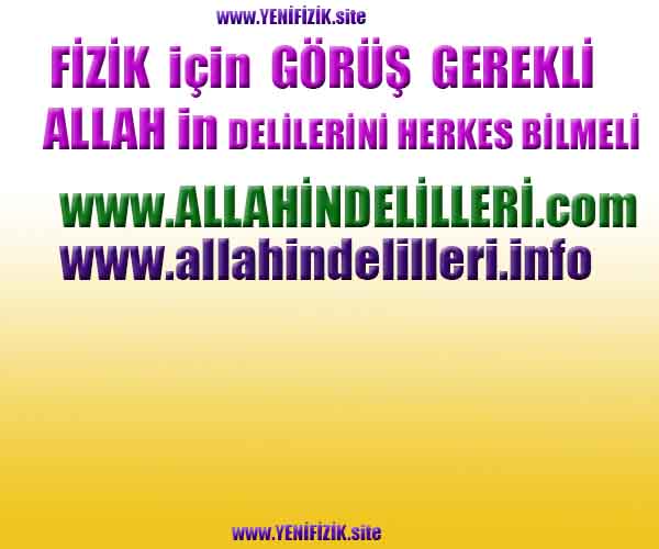 ALLAH ın delilleri